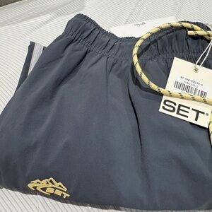 Track Drawstring Straight Leg Pants